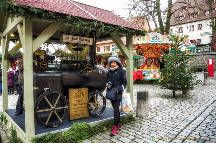 Roasted chestnuts stall